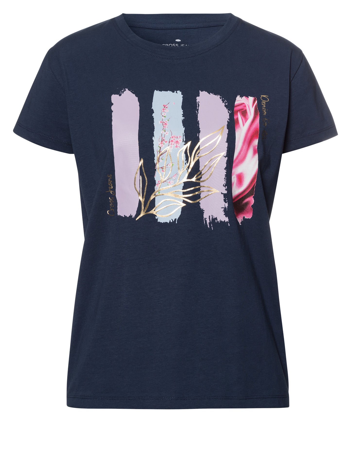 Damen Regular T-Shirt in navy
