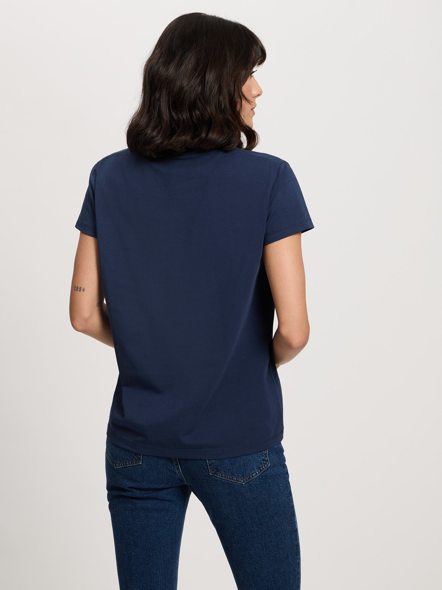Damen Regular T-Shirt in navy