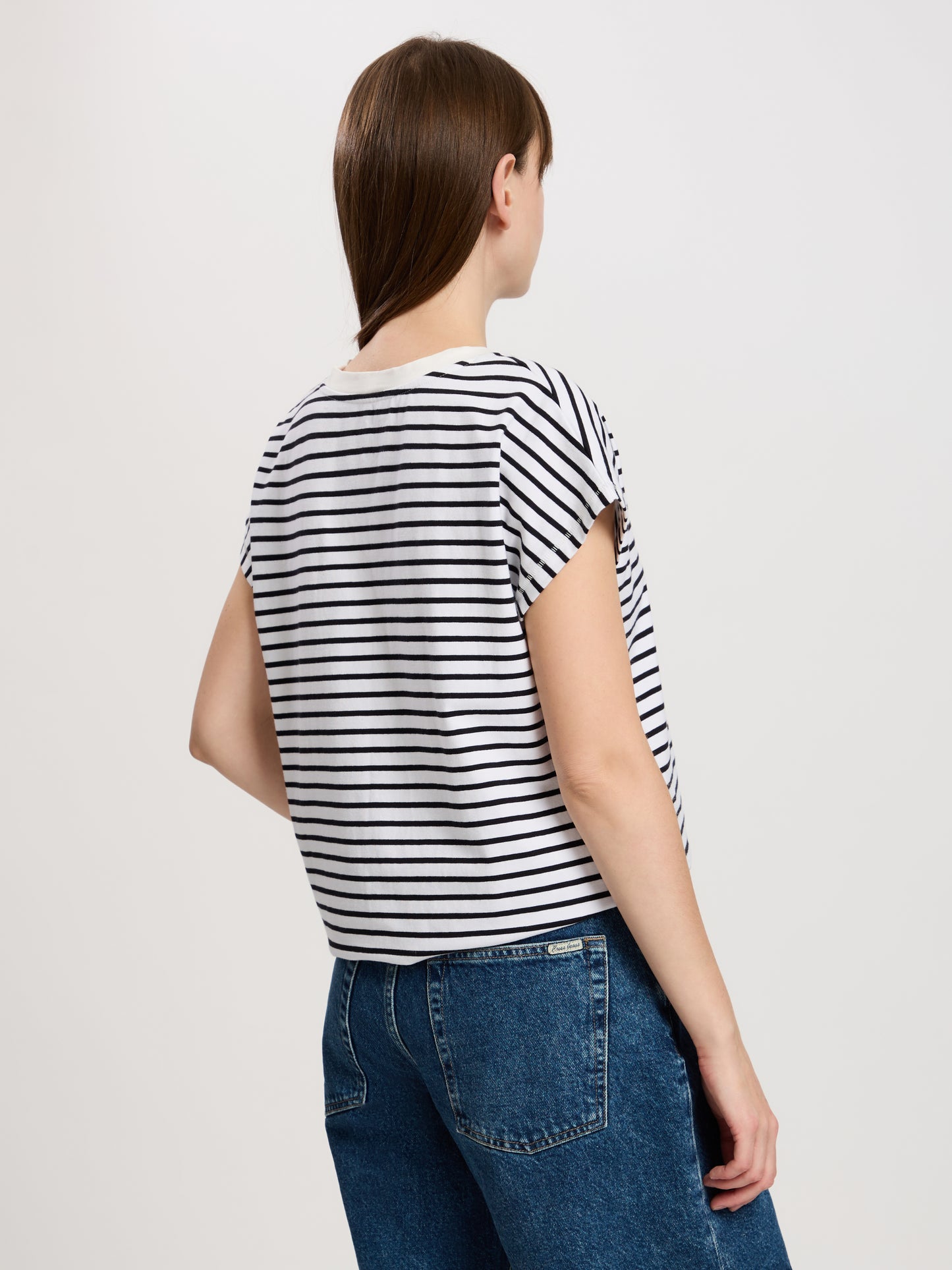 Damen Regular T-Shirt gestreift