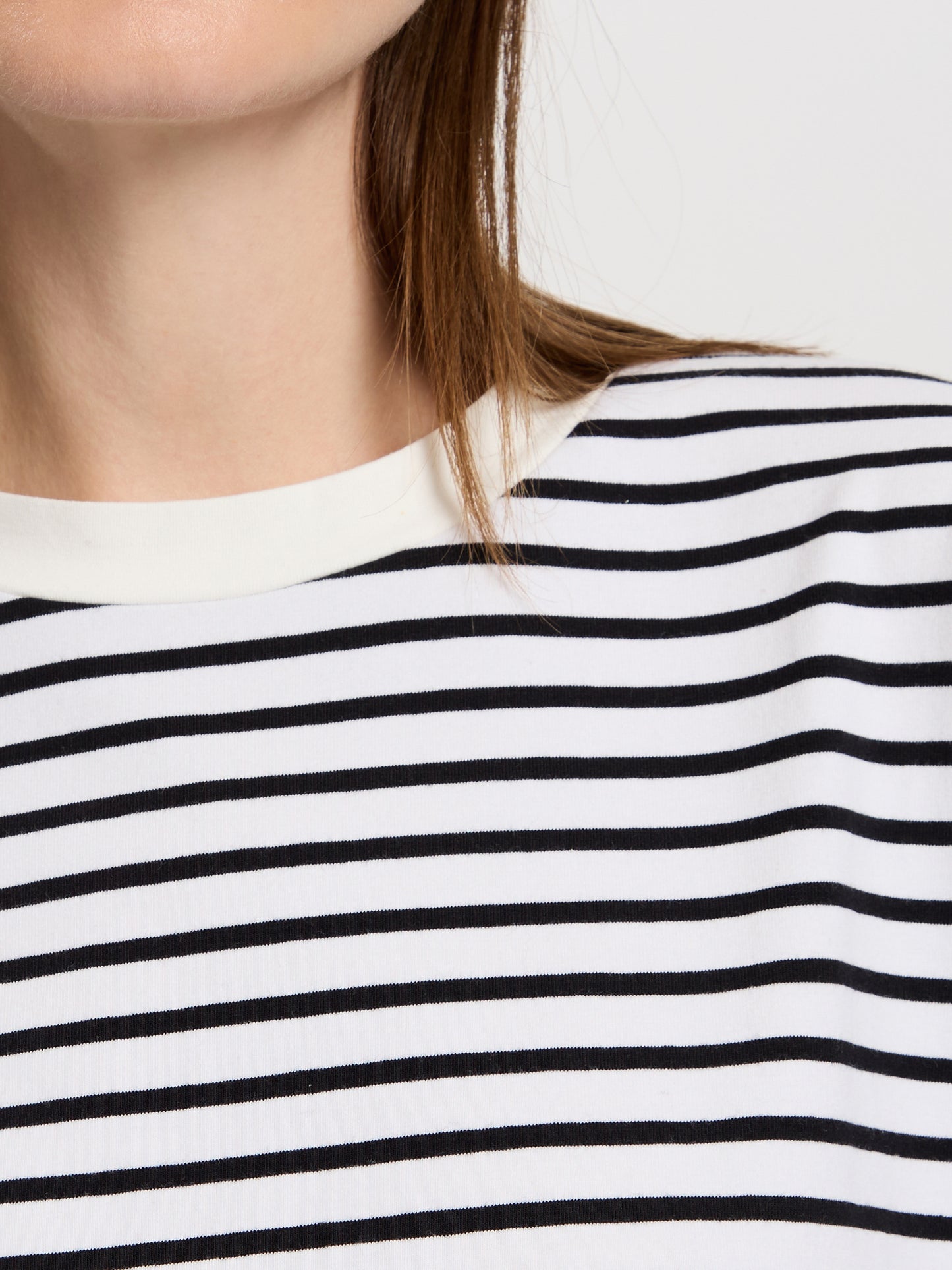 Damen Regular T-Shirt gestreift