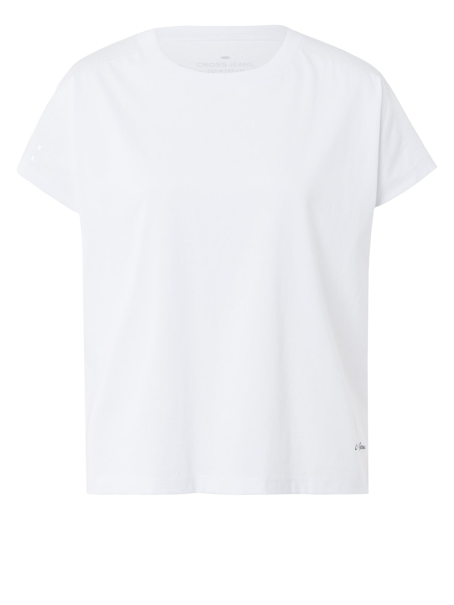 Damen Slim T-Shirt in weiß