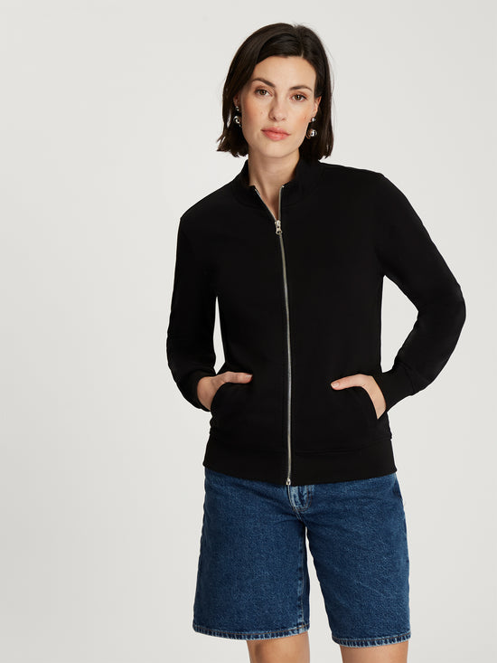 Damen Blouson in schwarz