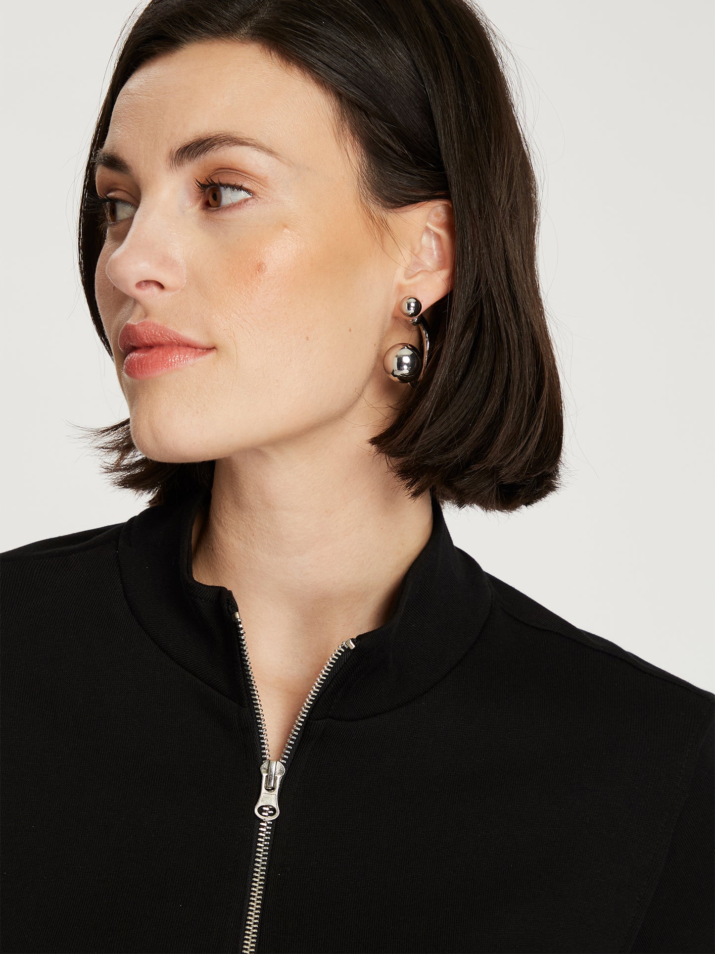 Damen Blouson in schwarz