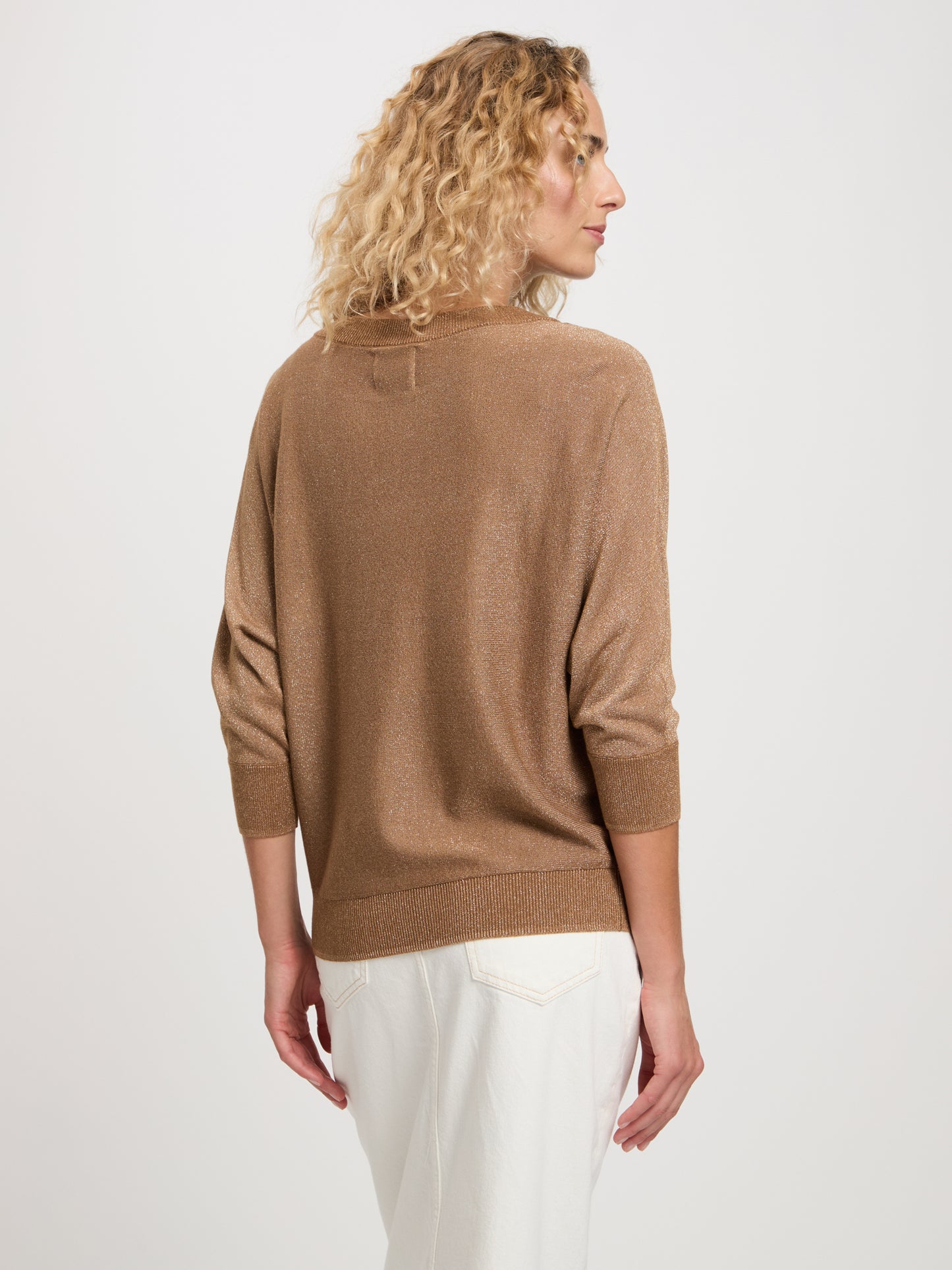 Women's sweatshirt regular fit in brown