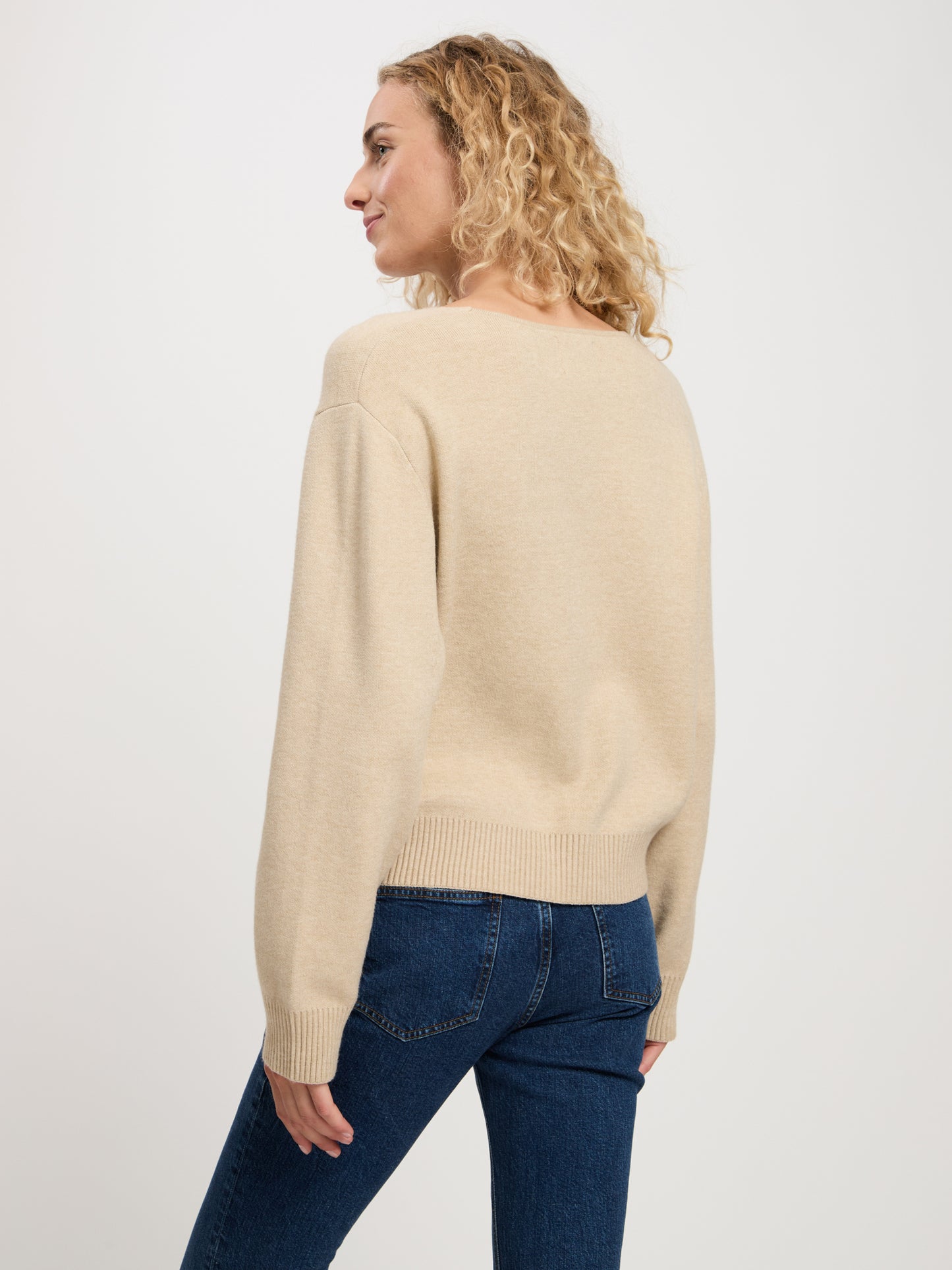 women's cardigan beige