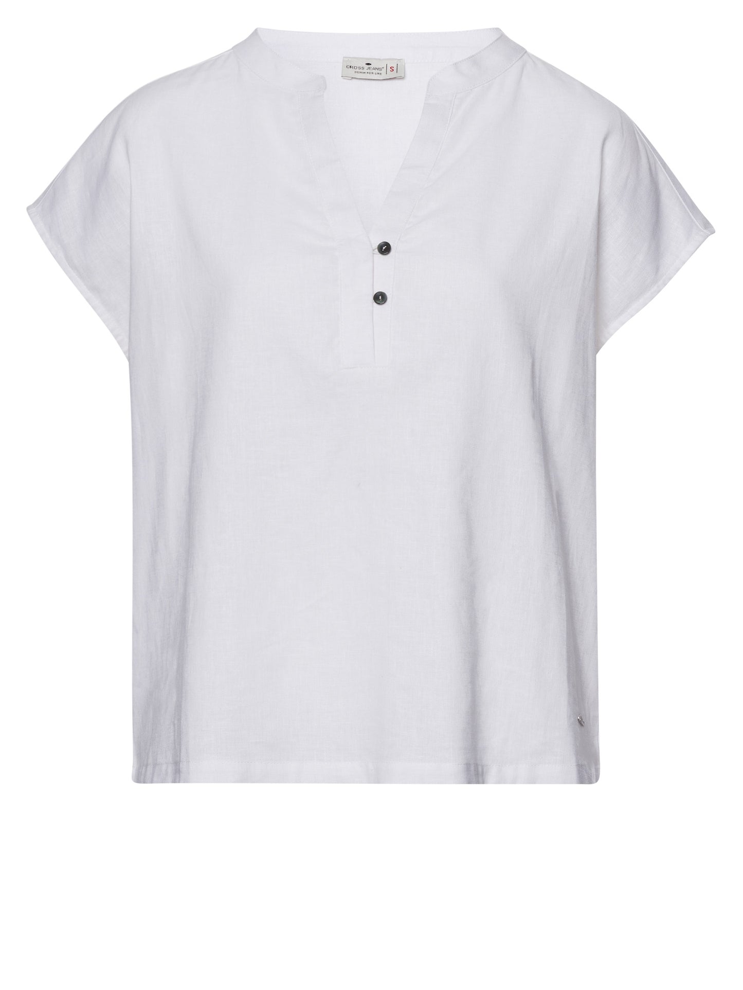Damen Regular Bluse in weiß