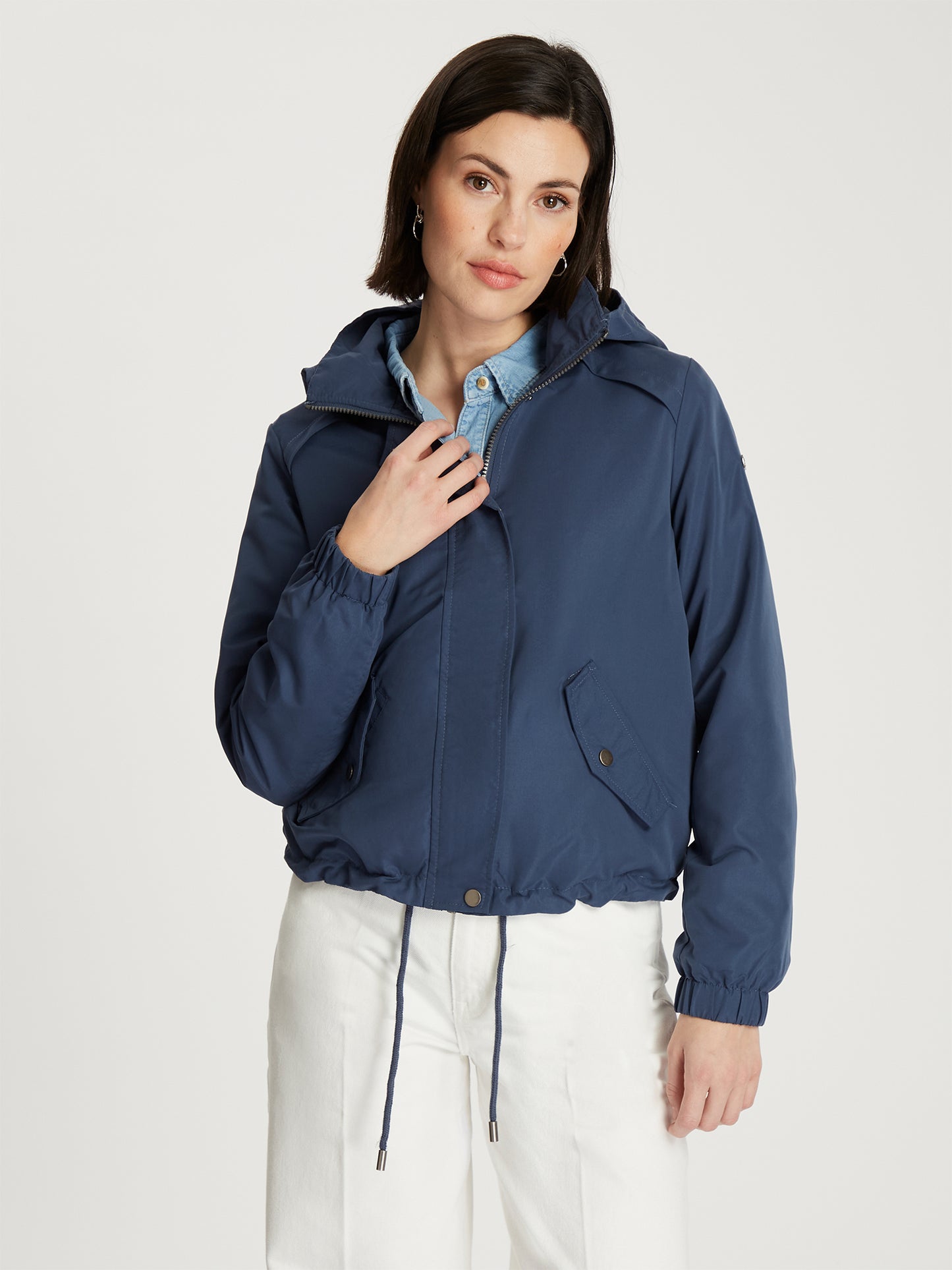 Damen Regular Outdoorjacke in indigo