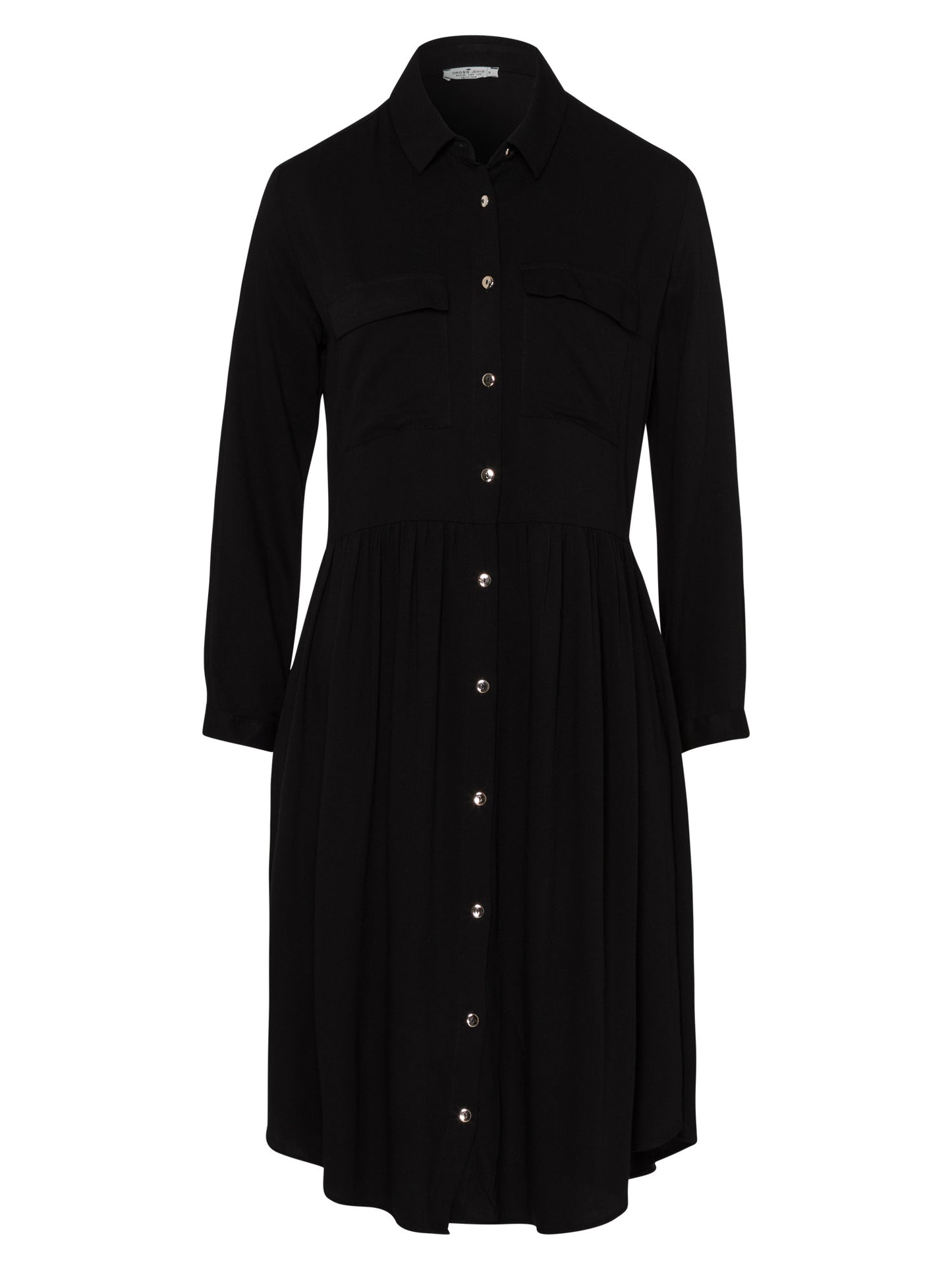 Damen Blusenkleid in schwarz