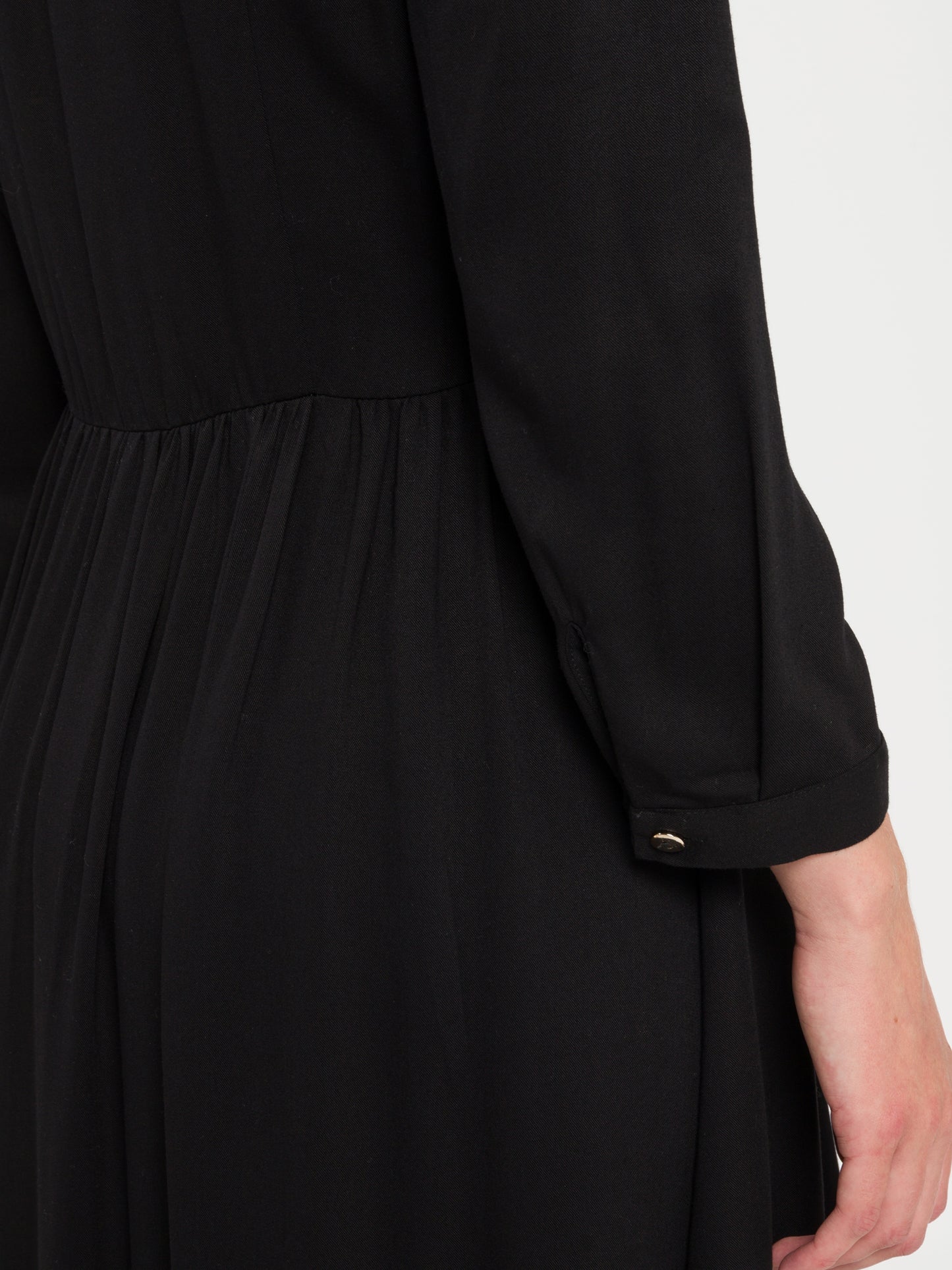 Damen Blusenkleid in schwarz