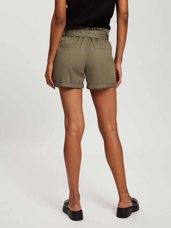 Damen Regular Chino Shorts in khaki