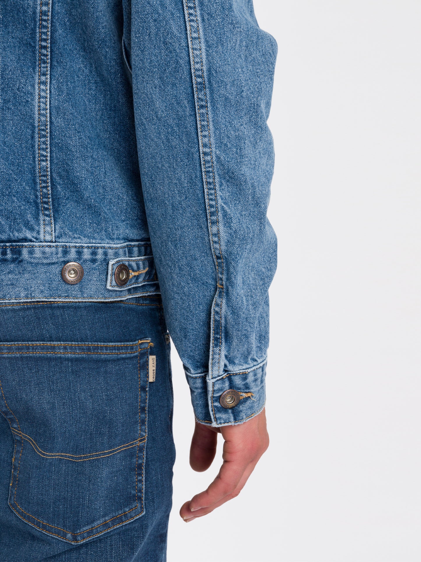 Herren Jeansjacke Denim Jacket Regular Fit mittelblau