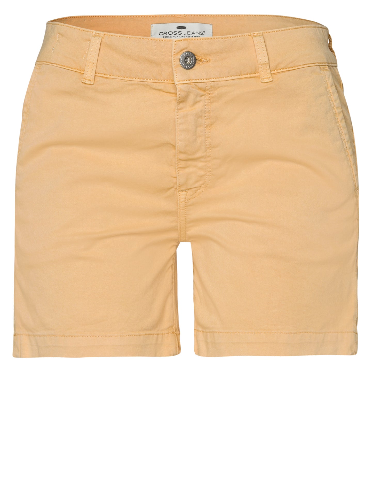 Arya women's denim shorts yellow