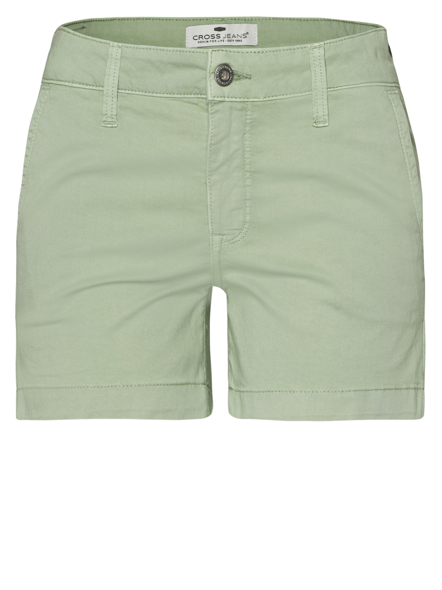 Arya Damen Jeans Shorts grün