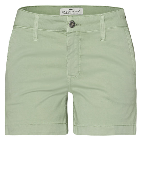 Arya Damen Jeans Shorts grün