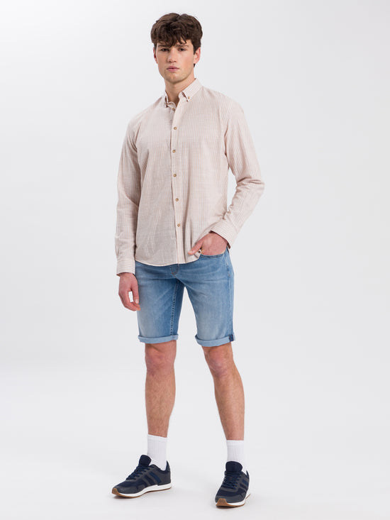 Jed men's jeans jogger shorts light blue