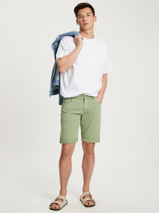 Leom Herren Shorts Regular Fit mint