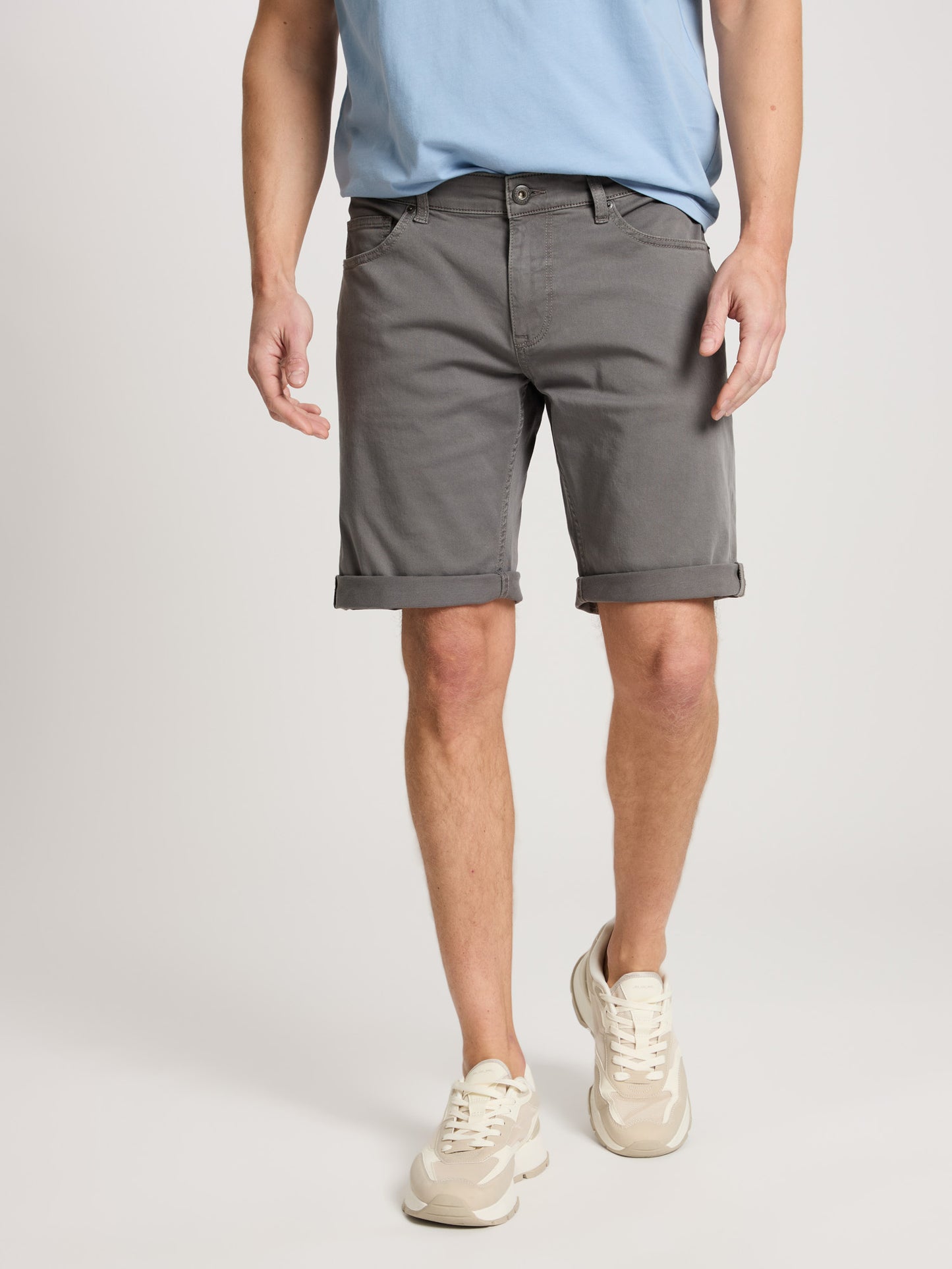LEOM | HERREN SWEAT DENIM SHORTS