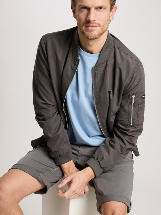 LEOM | HERREN SWEAT DENIM SHORTS