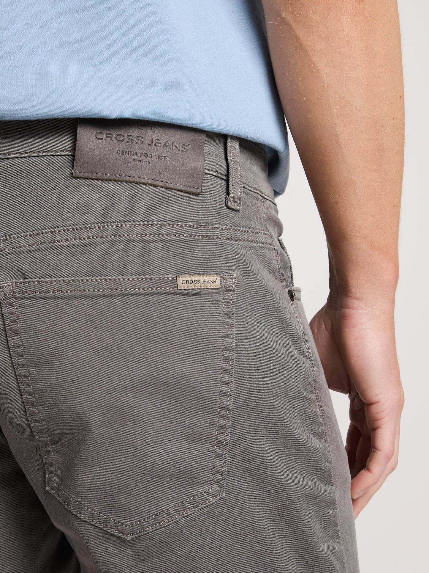 LEOM | HERREN SWEAT DENIM SHORTS