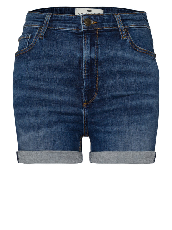 Women's jeans shorts dark blue