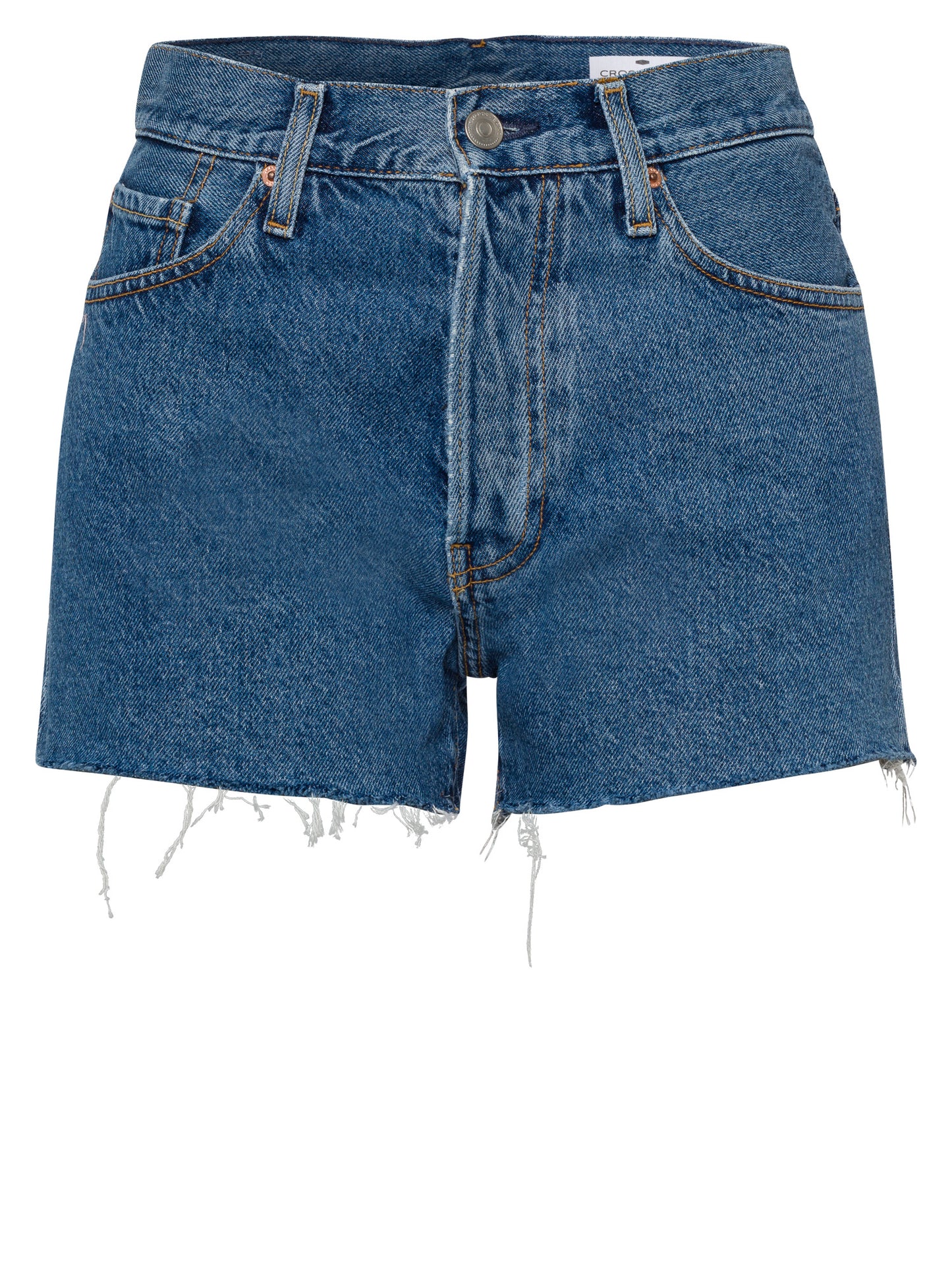Women's denim shorts medium blue