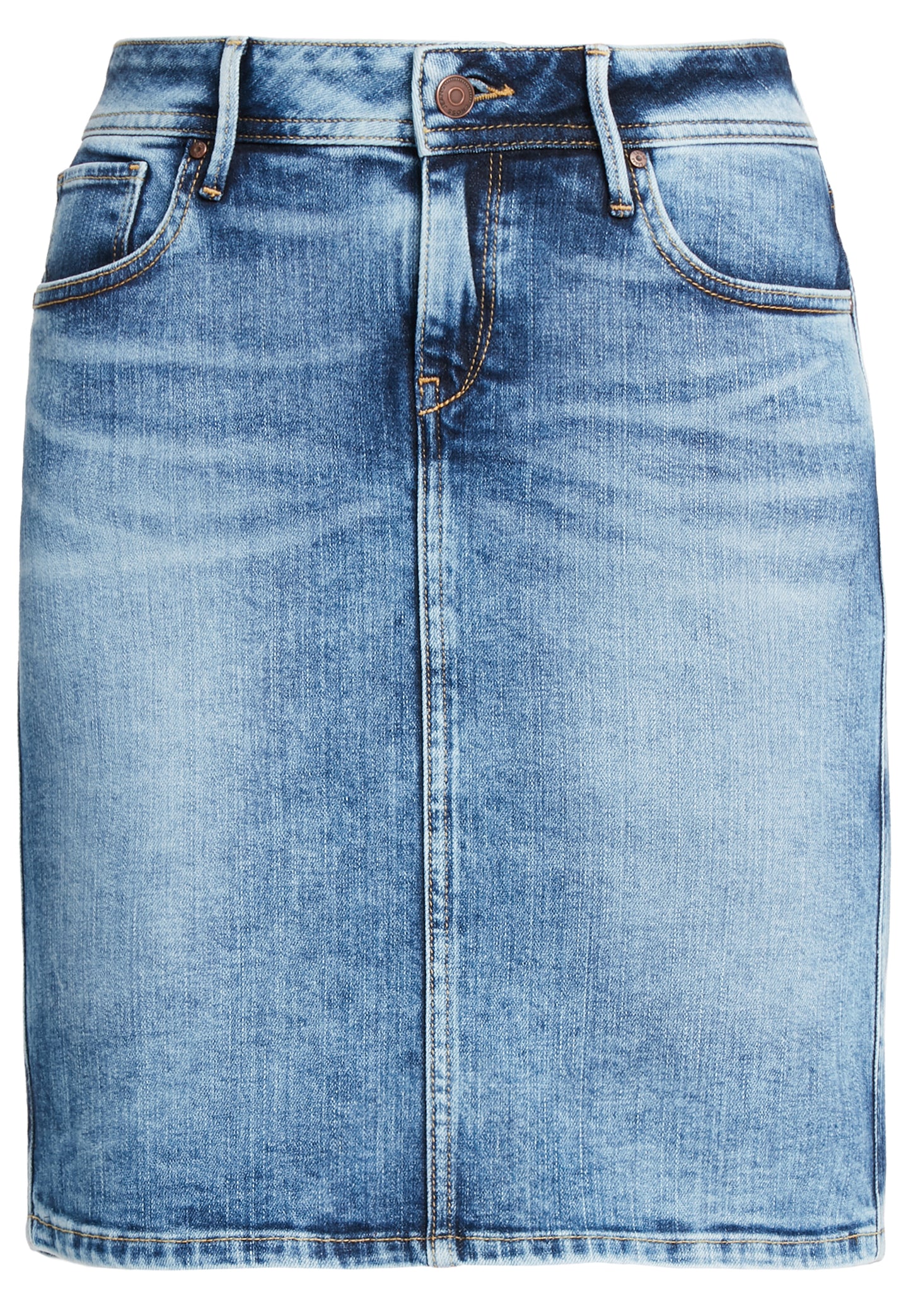 Millie women's denim skirt medium blue