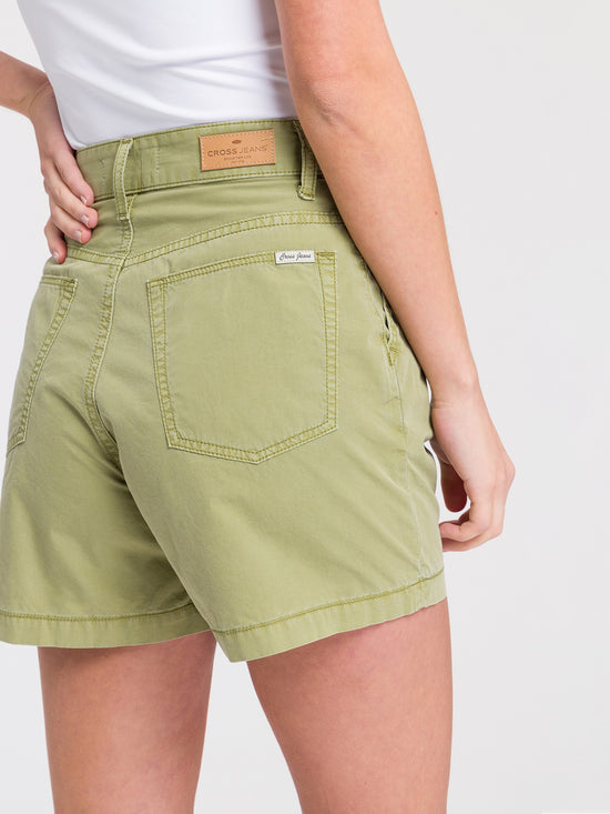 Women's chino shorts khaki