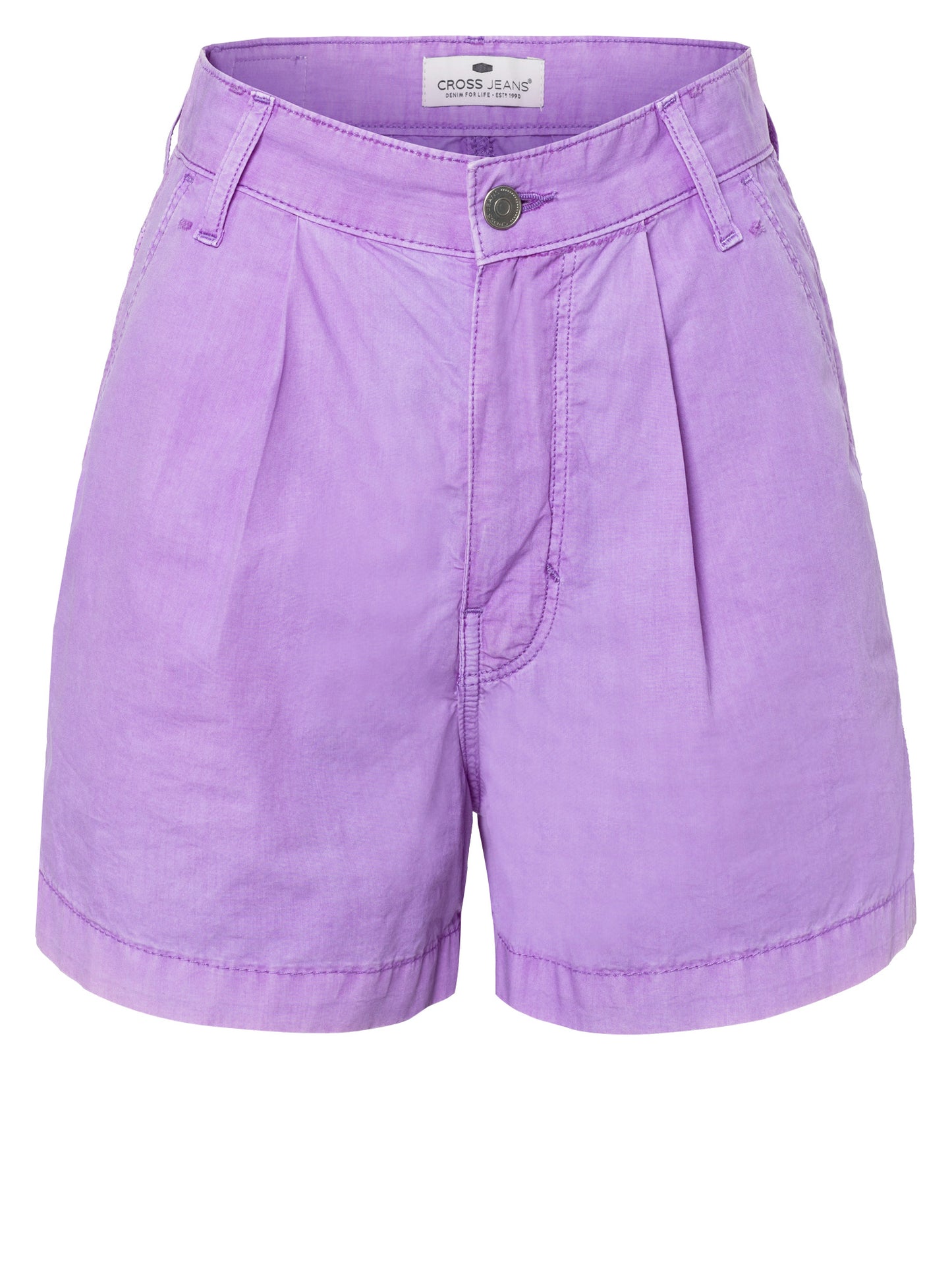 Women's chino shorts purple