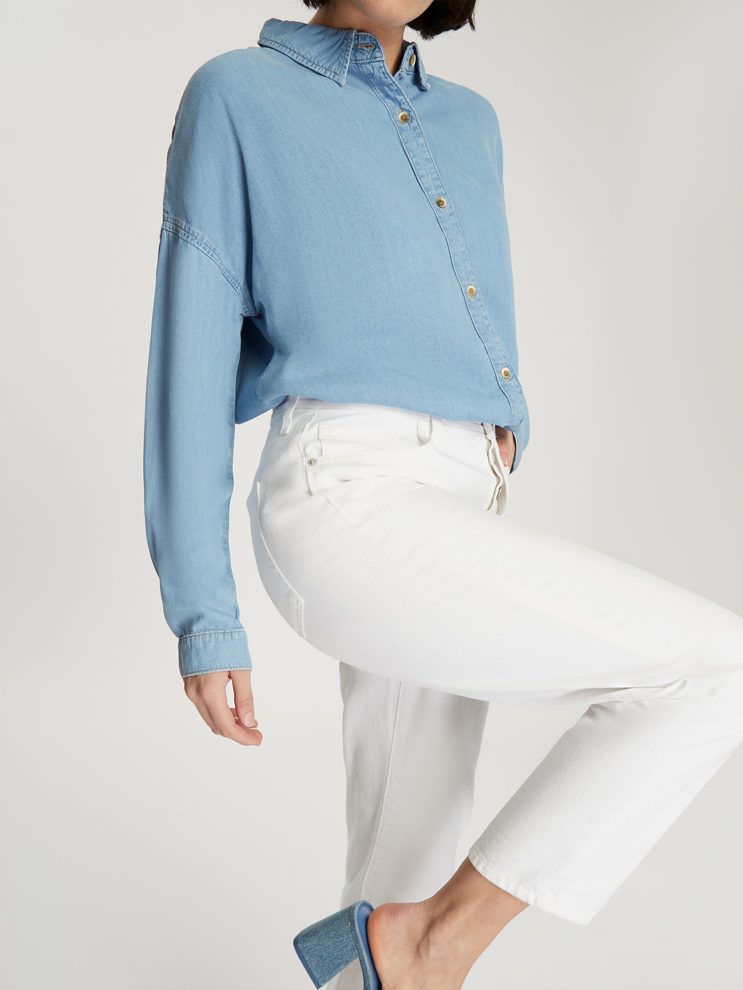 Damen Regular Jeans in weiß