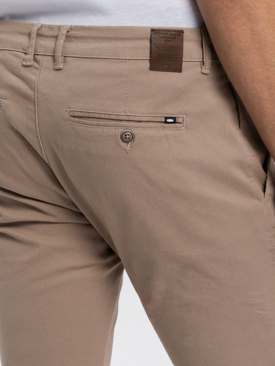 Herren Chino Slim Tapered Fit beige