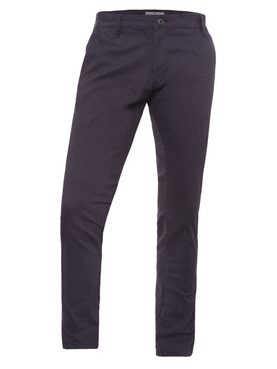 Herren Chino Slim Tapered Fit dunkelgrau