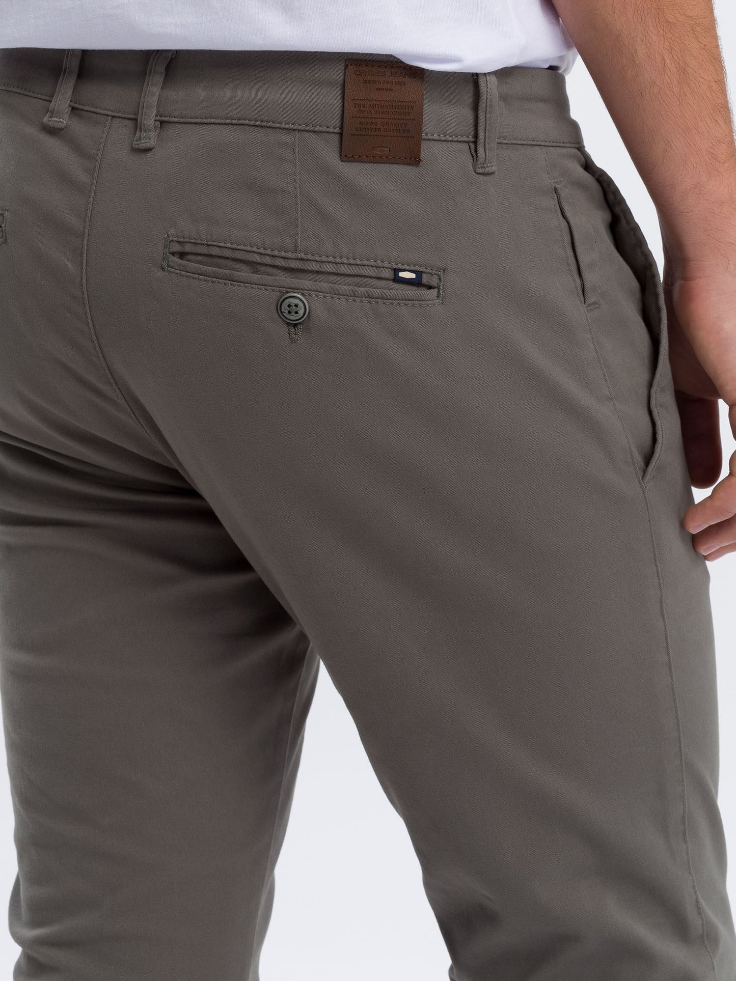 Herren Chino Slim Tapered Fit khaki