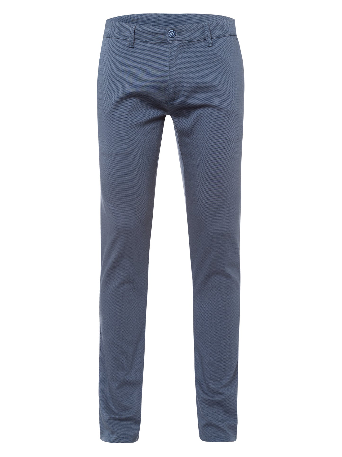 Men's slim tapered fit blue chinos