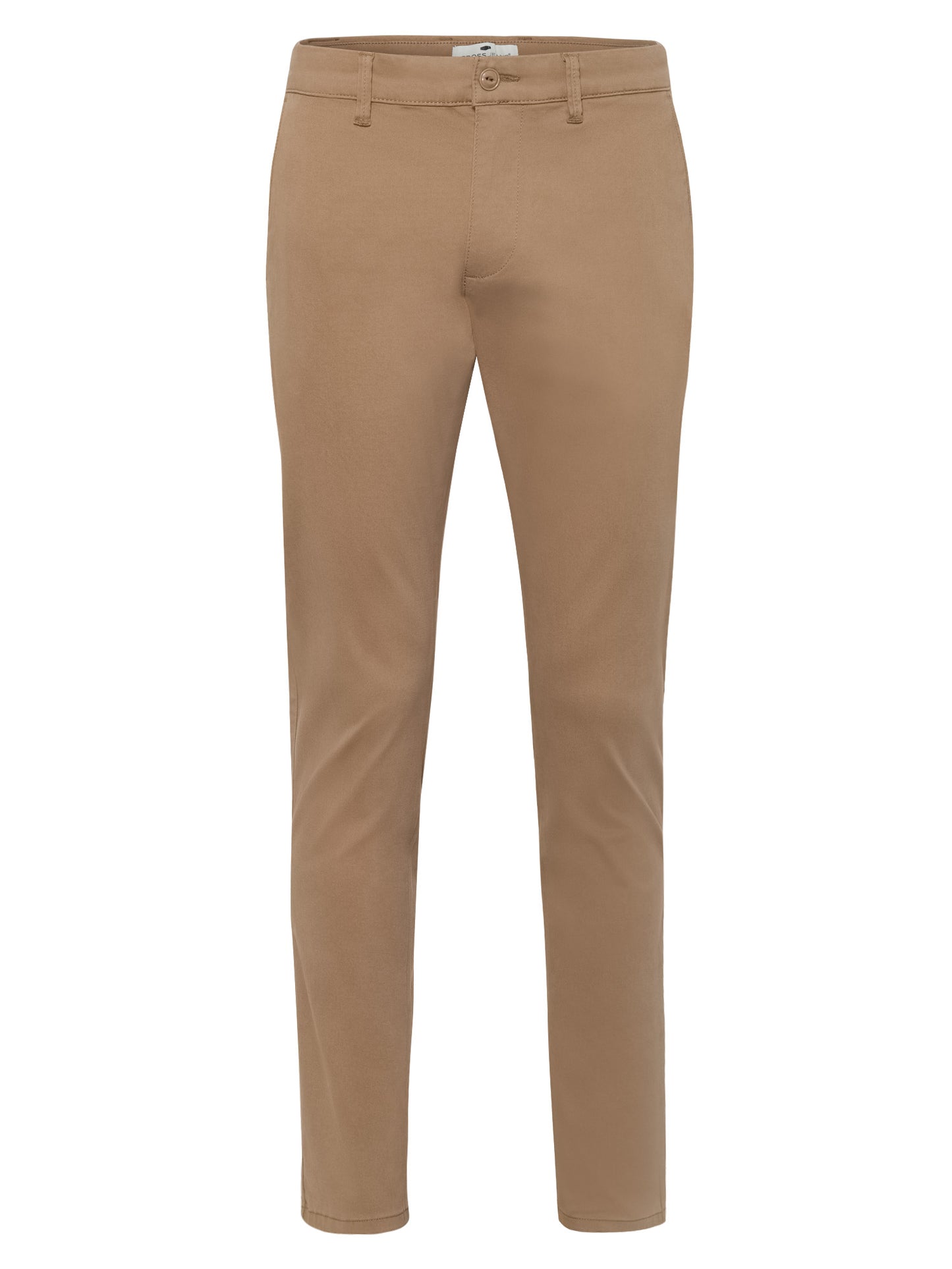 Men's chinos slim tapered fit camel.