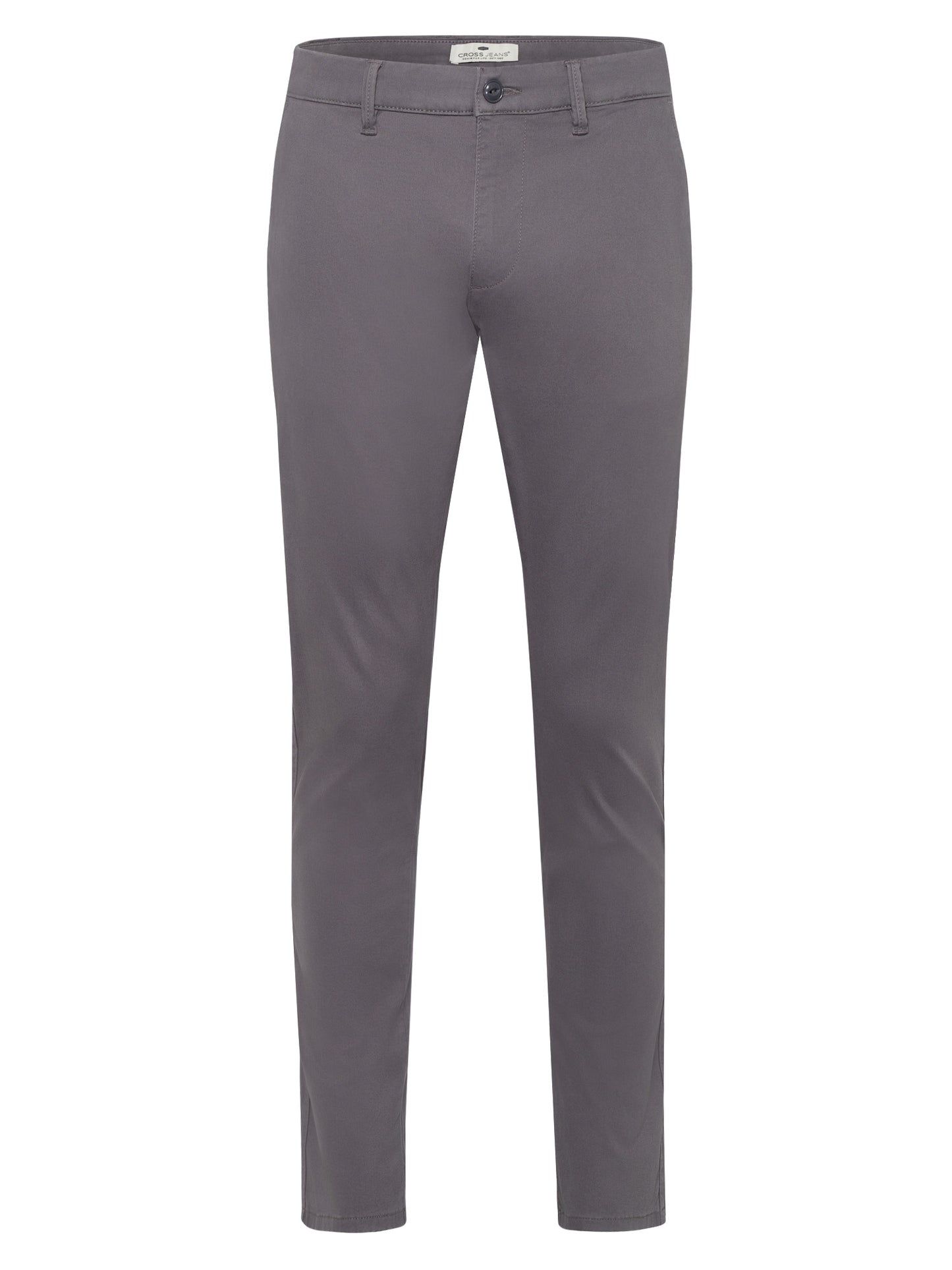 Men's slim tapered fit chinos grey.