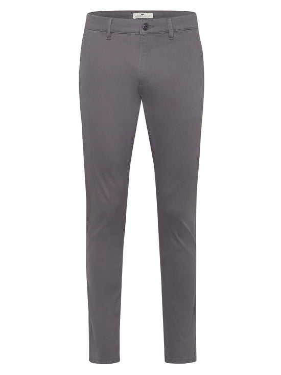 Men's slim tapered fit chinos grey.