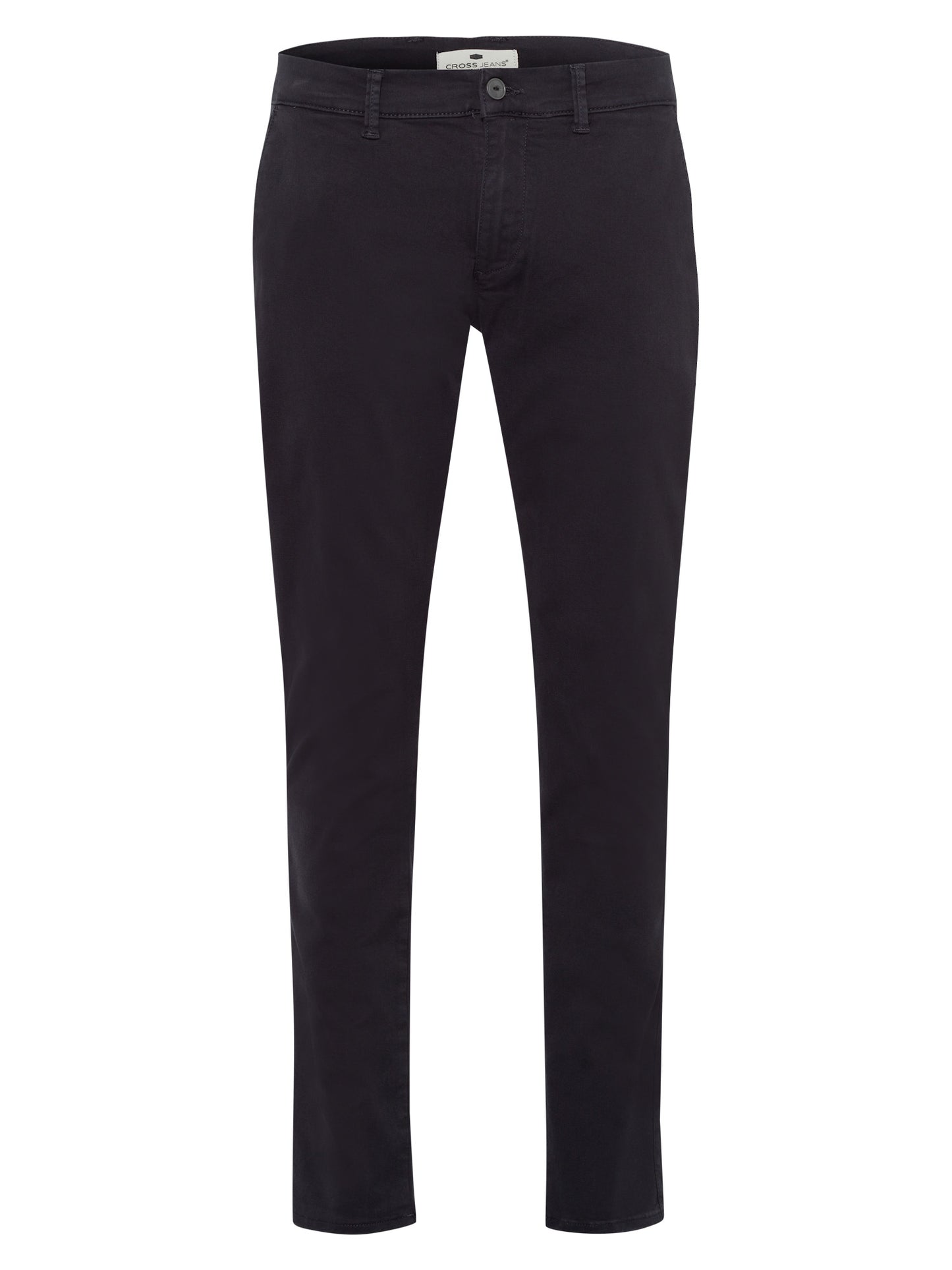 Men's slim tapered fit chinos in black