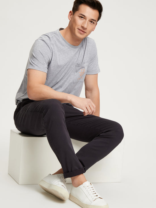 Men's Chino Slim Tapered Fit Anthracite