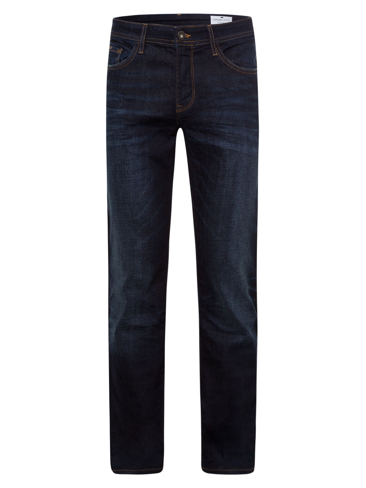 Antonio men's jeans relaxed fit regular waist straight leg dark blue