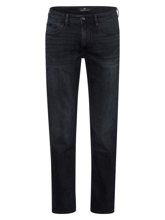Antonio Herren Jeans Relaxed Fit Regular Waist Straight Leg blauschwarz.