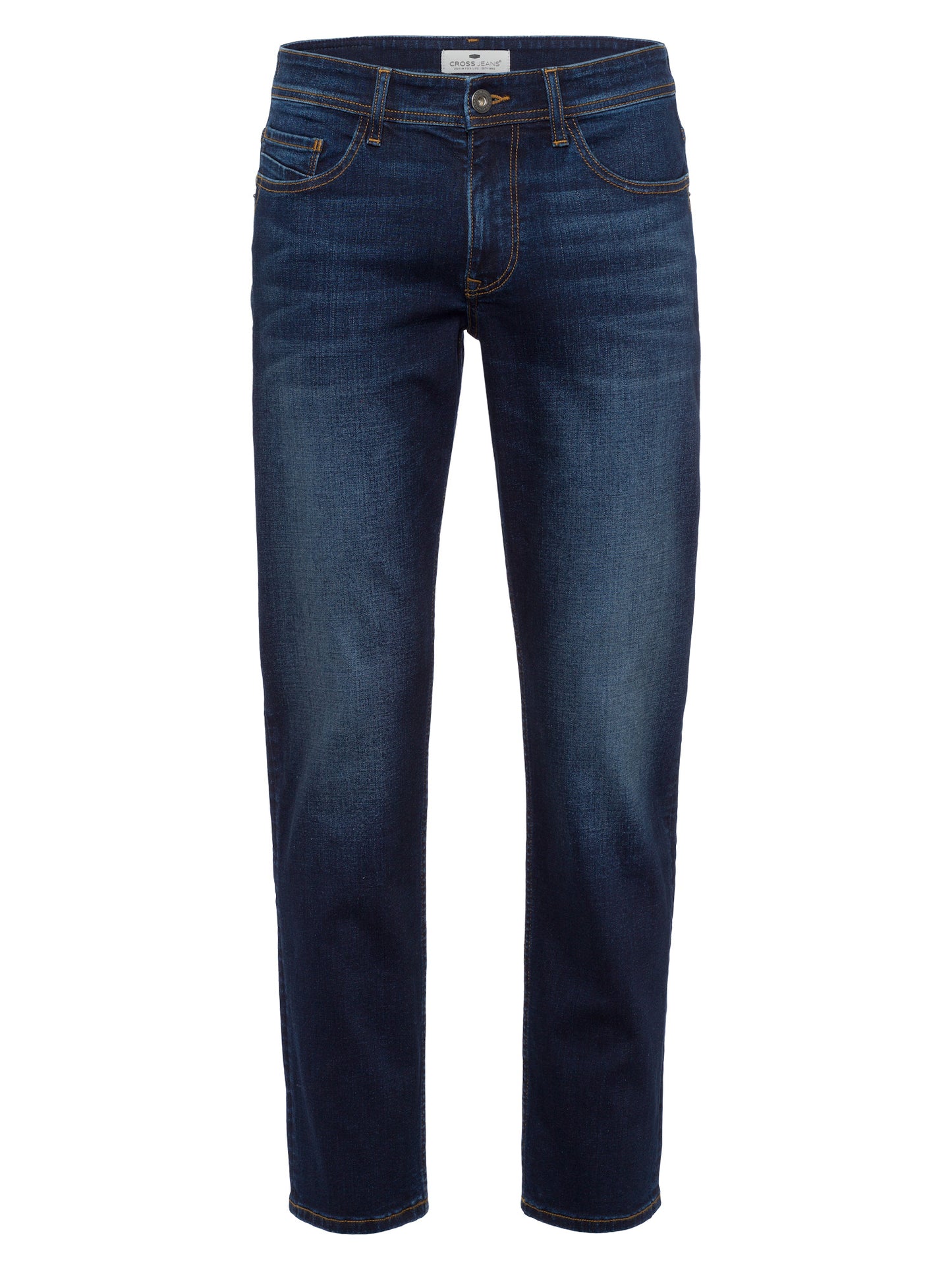 Antonio Herren Jeans Relaxed Fit Regular Waist Straight Leg blau