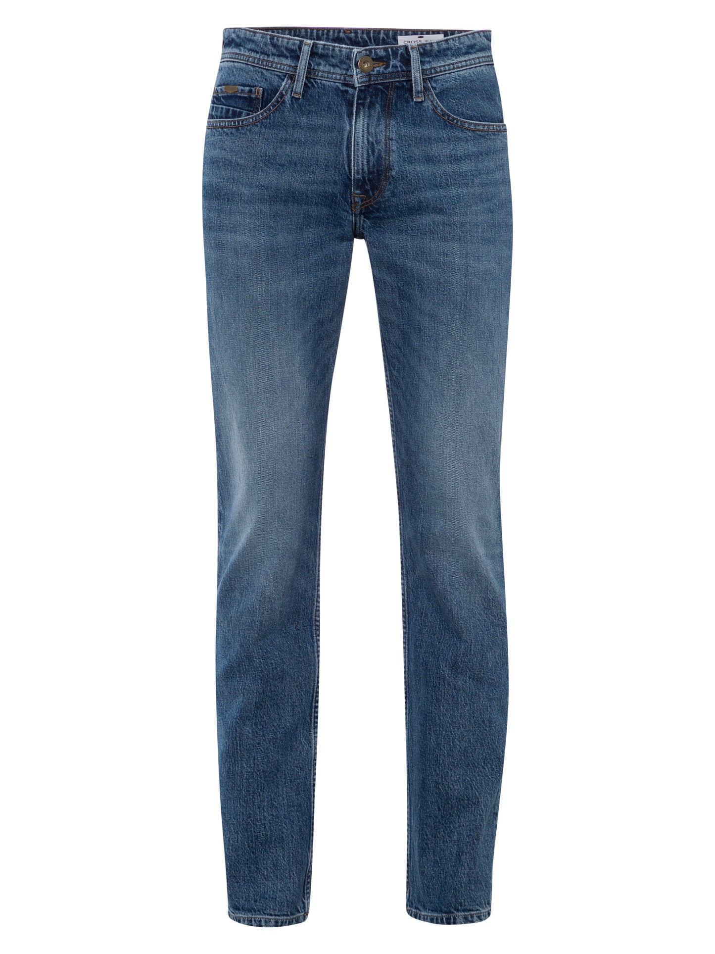 Antonio Herren Jeans Relaxed Fit Regular Waist Straight Leg mittelblau