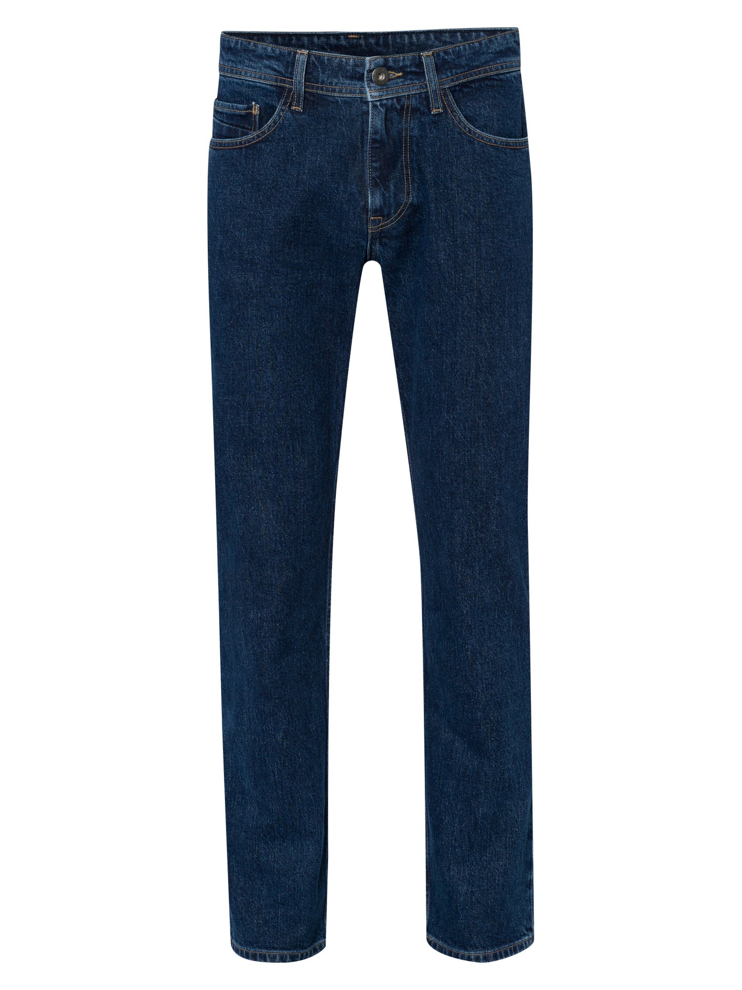 Antonio Herren Jeans Relaxed Fit Regular Waist Straight Leg blau