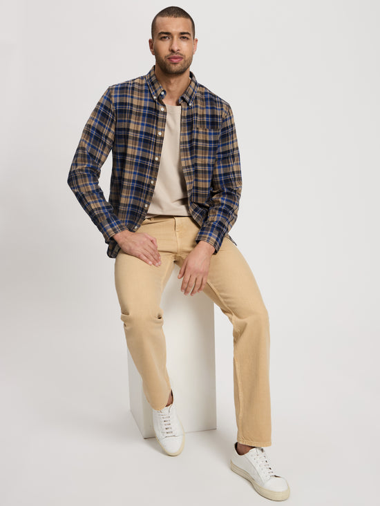 Antonio Herren Jeans Relaxed Fit Straight Leg beige