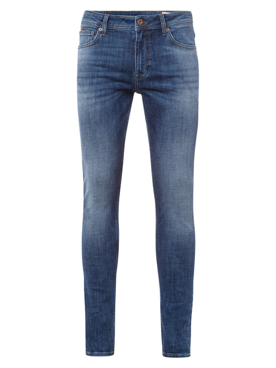 Scott Herren Jeans Skinny Fit Regular Waist mittelblau