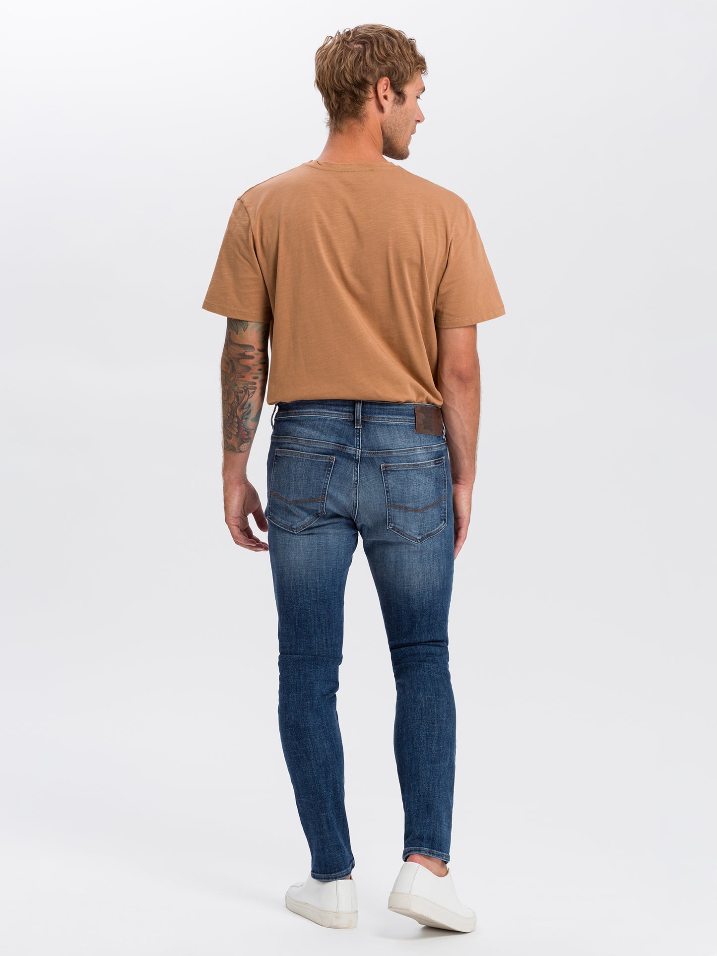 Scott Herren Jeans Skinny Fit Regular Waist mittelblau