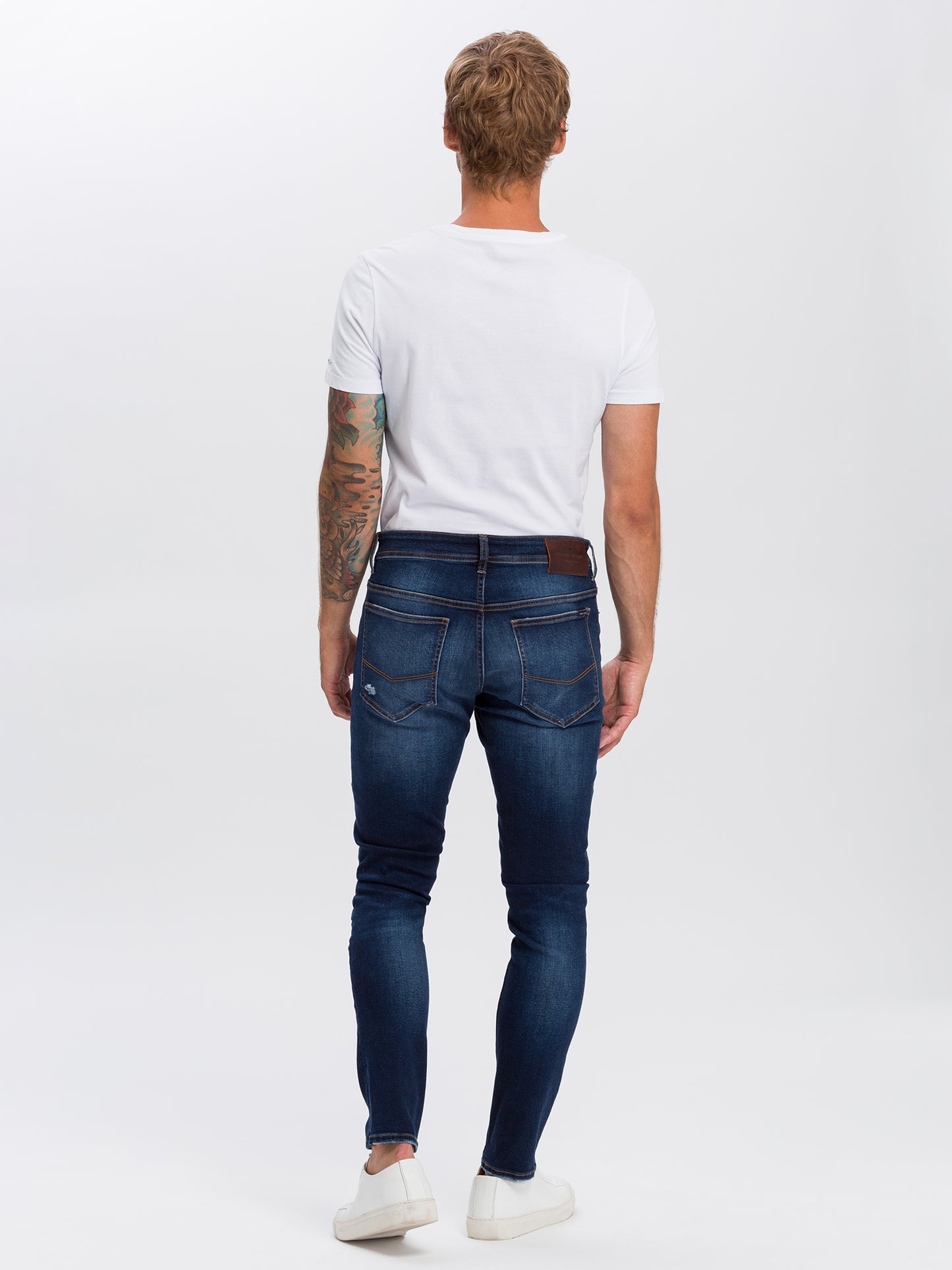 Scott Herren Jeans Skinny Fit Regular Waist dunkelblau