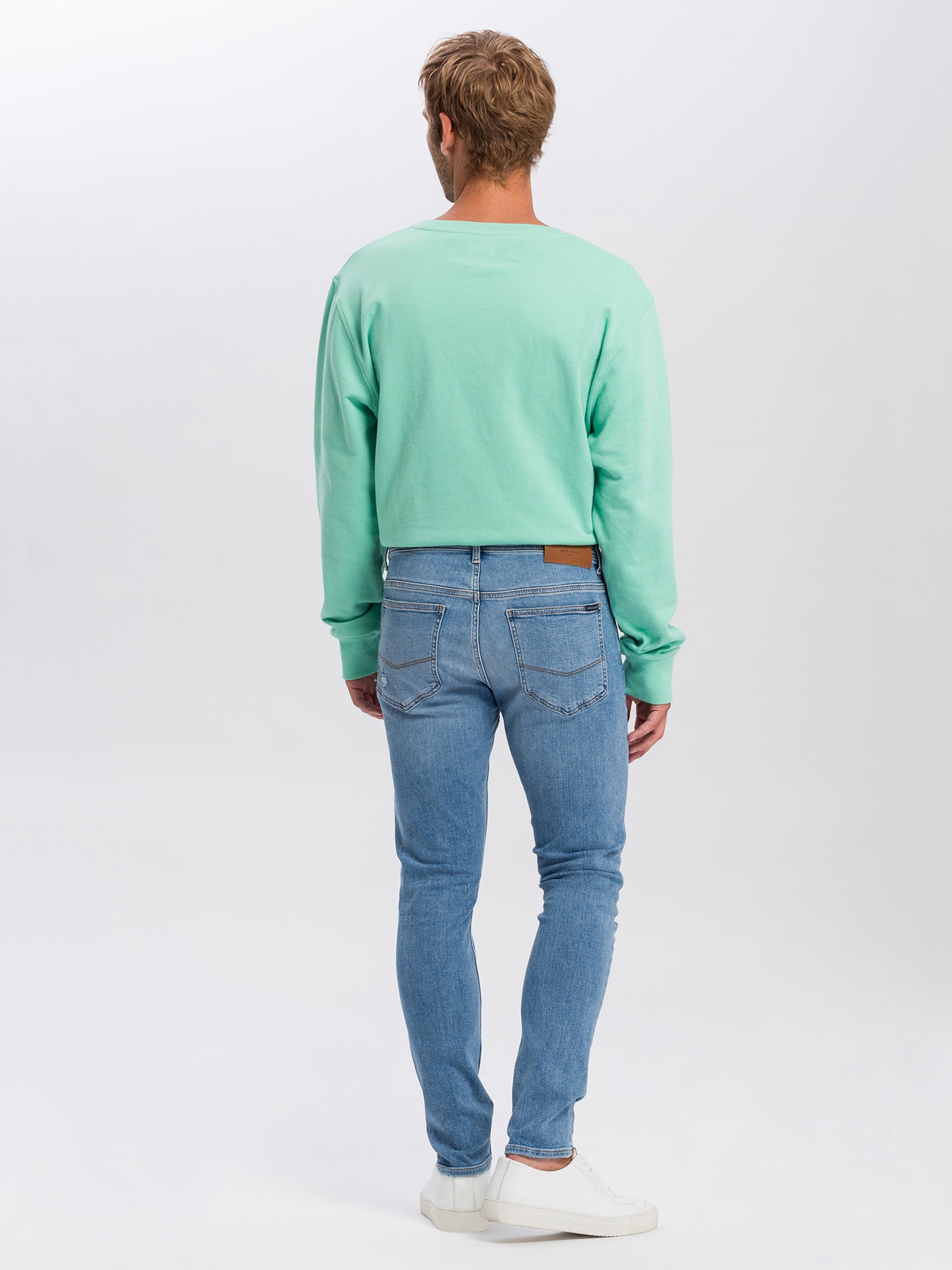 Scott Herren Jeans Skinny Fit Regular Waist hellblau