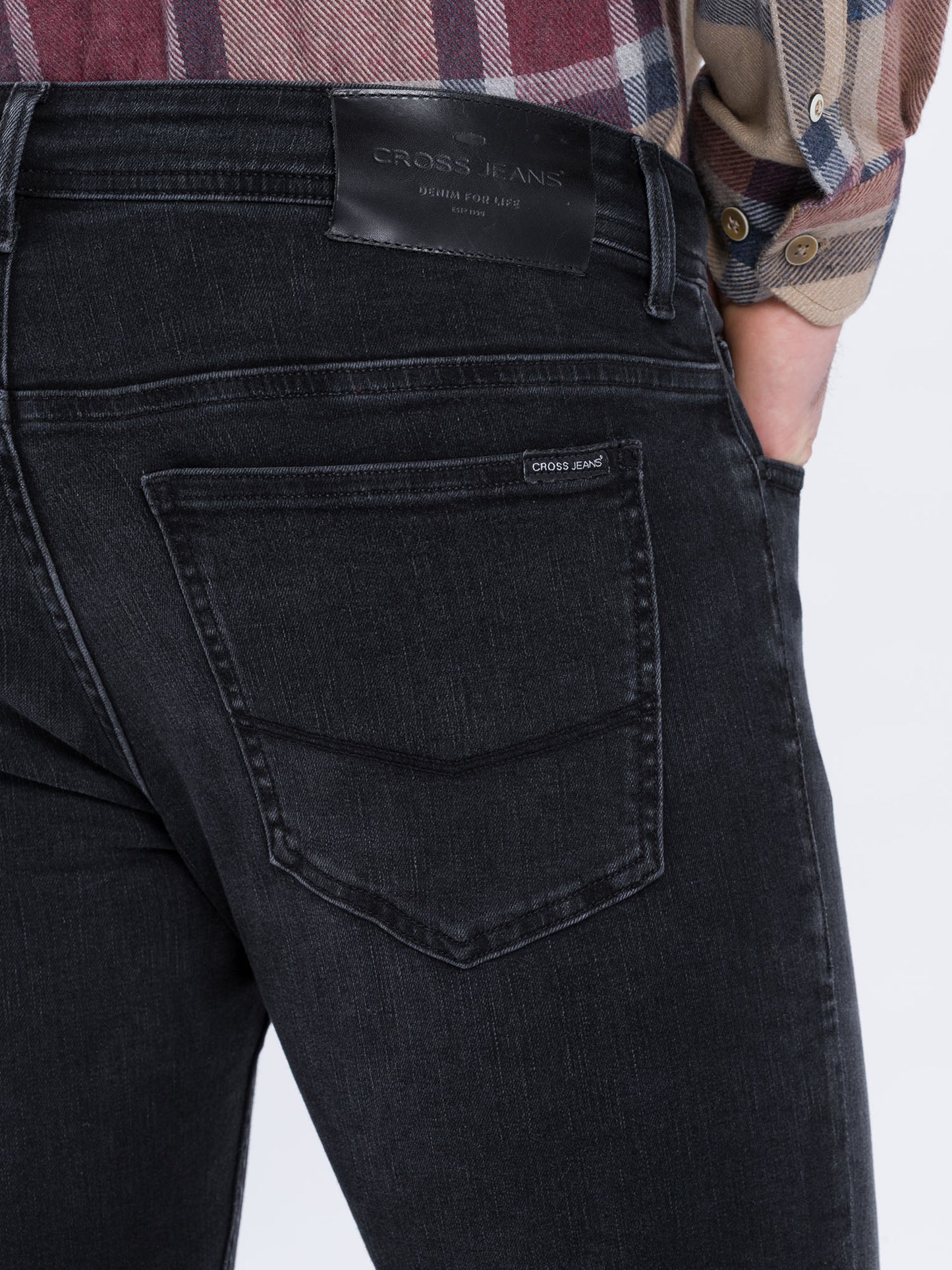 Scott Herren Jeans Skinny Fit Regular Waist schwarz
