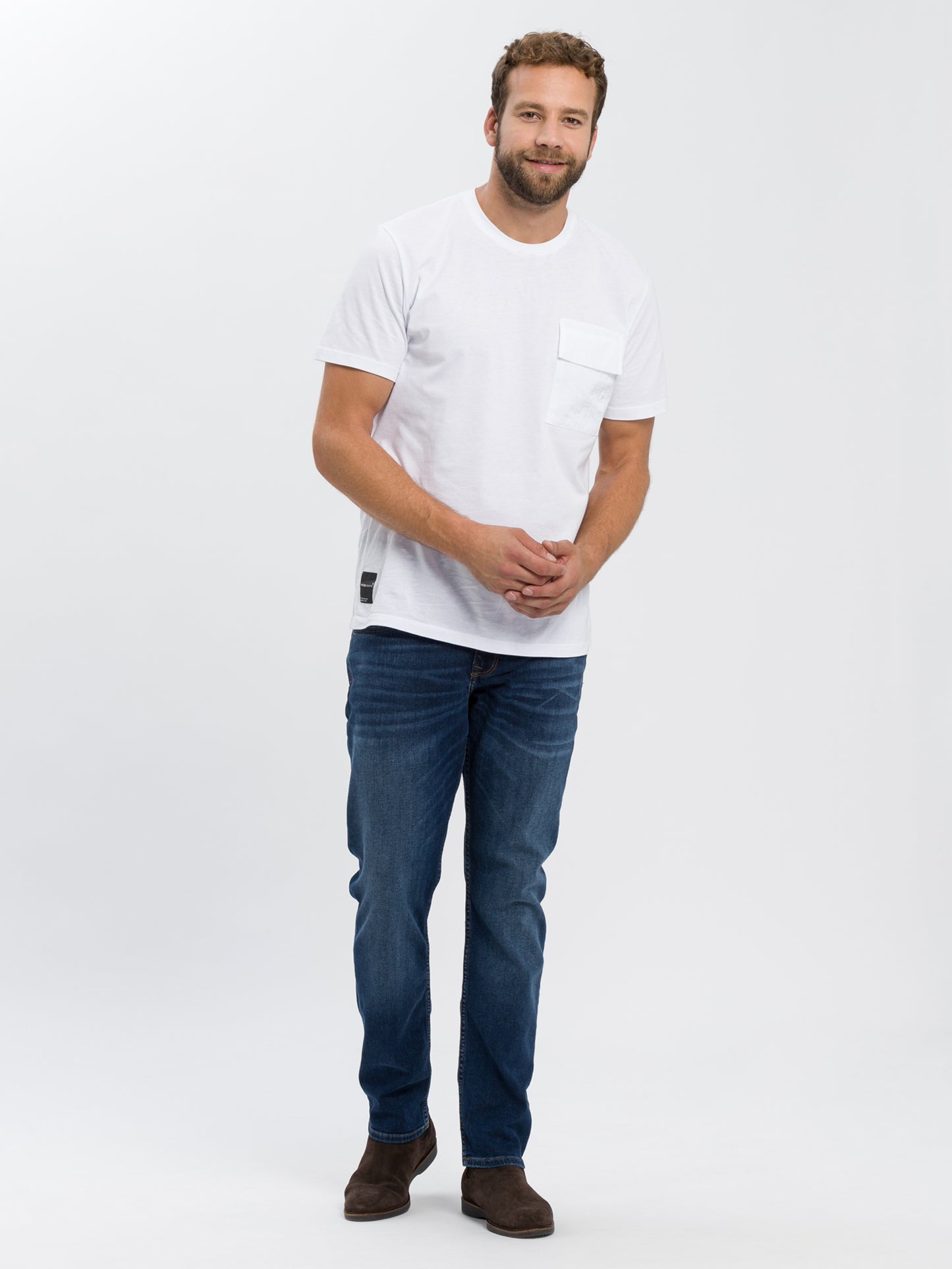 Dylan men's jeans regular fit regular waist straight leg dark blue